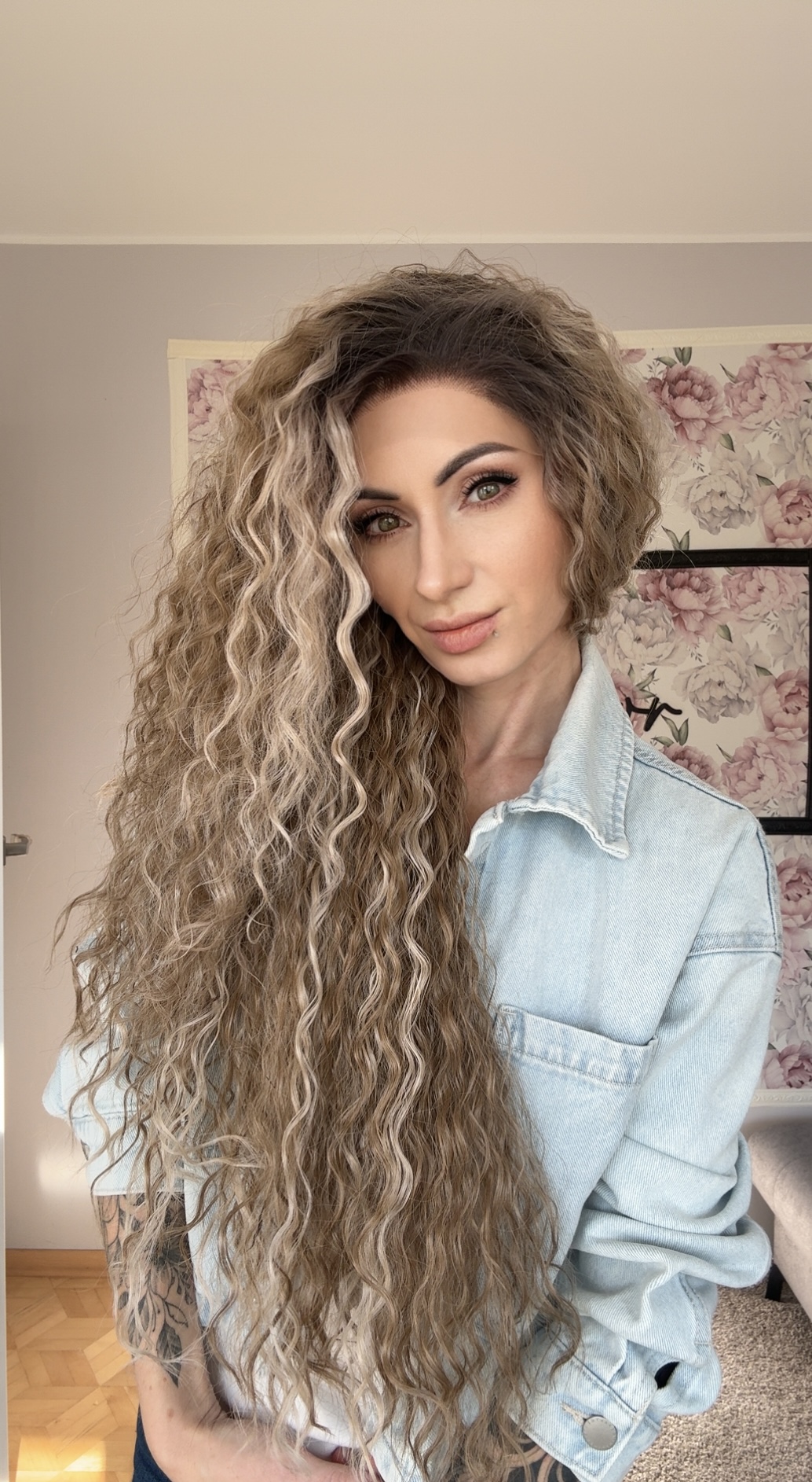 Ginger płowy blond odrost